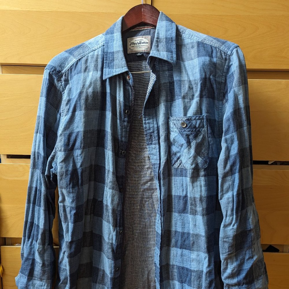 Plaid Checkered Button Down Shirt